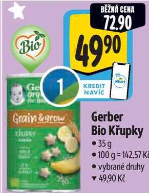 Gerber Bio Křupky 35g 