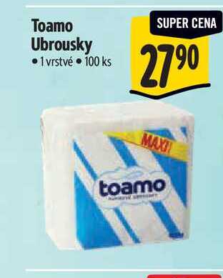 Toamo Ubrousky 1 vrstvé 100 ks S