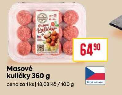 Masové kuličky 360 g