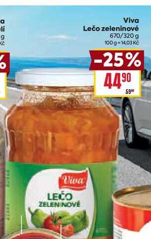Viva Lečo zeleninové 670/320 g