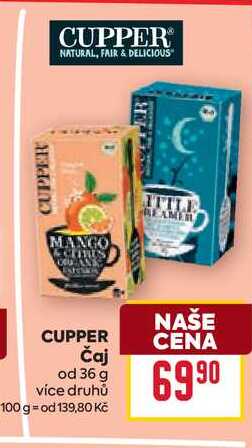CUPPER Čaj od 36g