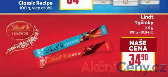 Lindt Tyčinky 38 g 