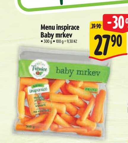 Menu inspirace Baby mrkev 300 g 
