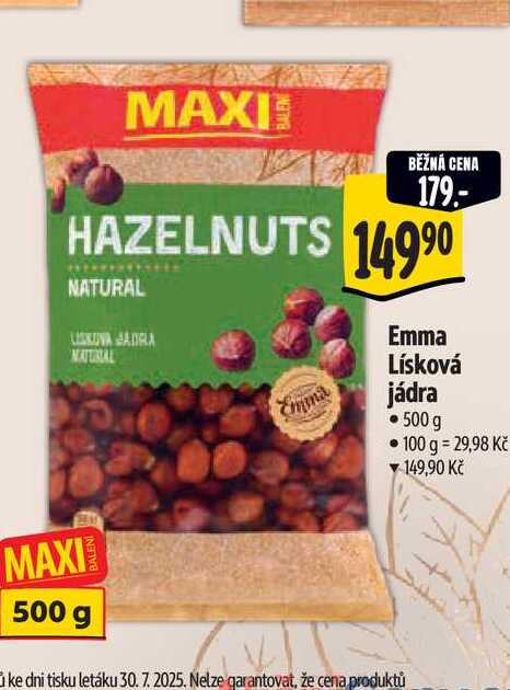 Emma Lísková jádra 500 g