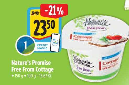 Nature's Promise Free From Cottage 150 g