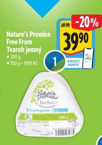 Nature's Promise Free From Tvaroh jemný 200 g