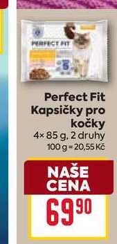 Perfect Fit Kapsičky pro kočky 4× 85 g