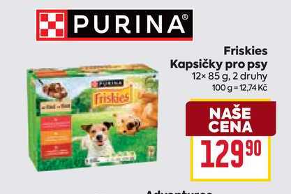 Friskies Kapsičky pro psy 12× 85 g