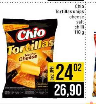 Chio Tortillas chips cheese salt chilli 110 g 
