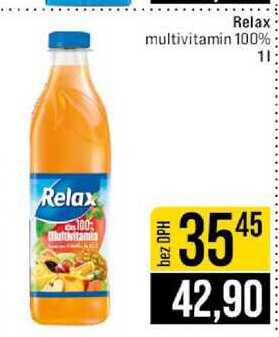 Relax multivitamin 100% 1l