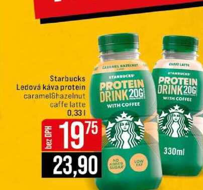 Starbucks Ledová káva protein caramel&hazelnut 330ml 