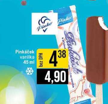 Pinkáček vanilka 45 ml 