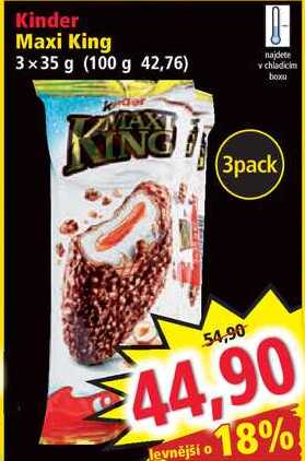 Kinder Maxi King, 3x 35 g