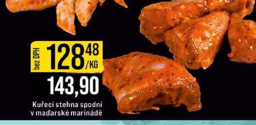 Kuřecí stehna spodní v maďarské marinádé 1kg