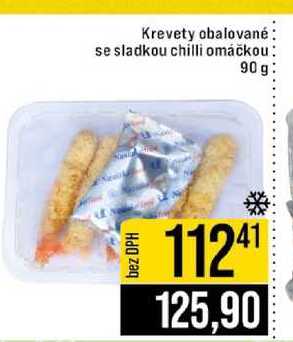 Krevety obalované se sladkou chilli omáčkou 90 g