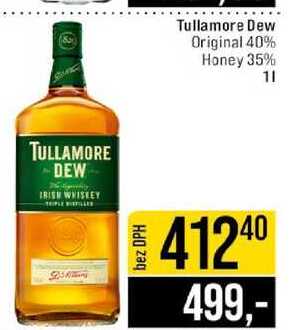 Tullamore Dew Original 40% Honey 35% 1l