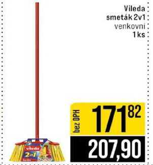 Vileda smeták 2v1 venkovni 1ks