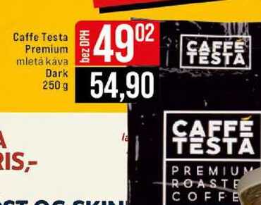 Caffe Testa Premium mletá káva Dark 250 g 