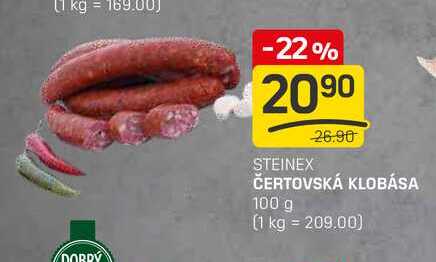 ČERTOVSKÁ KLOBÁSA 100 g