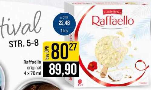 Raffaello original 4 x 70 ml 