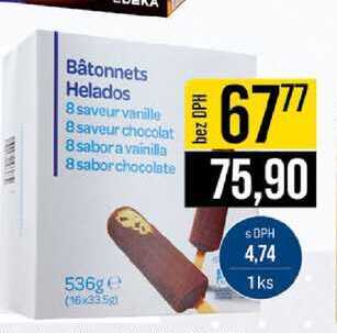 Bâtonnets Helados 