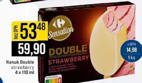 Double strawberry 4 x 110 ml 