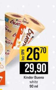 Kinder Bueno white 90 ml 