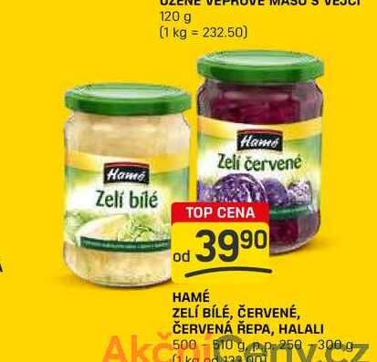 HAMÉ ZELÍ BÍLÉ 500-510g