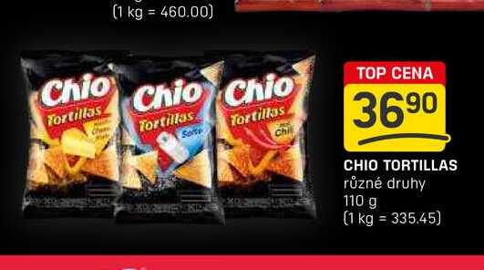 CHIO TORTILLAS různé druhy 110 g 