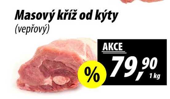Masový kříž od kýty (vepřový), 1 kg