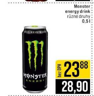 Monster energy drink různé druhy 0,5l