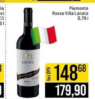 Piemonte Rosso Villa Lanata 0,75l