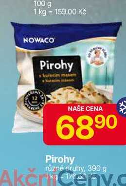 NOWACO Pirohy různé druhy, 390 g 