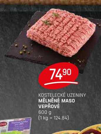 MĚLNĚNÉ MASO VEPŘOVÉ 600 g