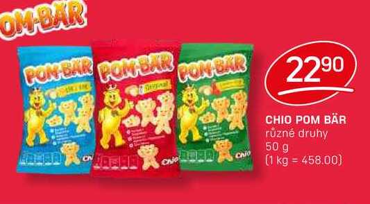 CHIO POM BÄR různé druhy 50 g
