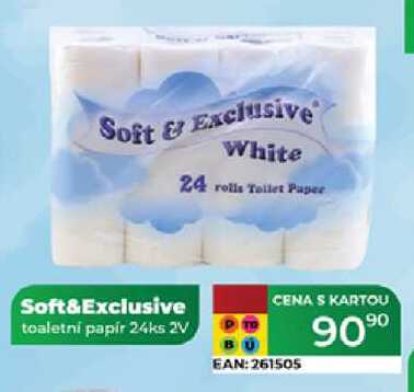 Soft&Exclusive toaletní papír 24ks 2V 
