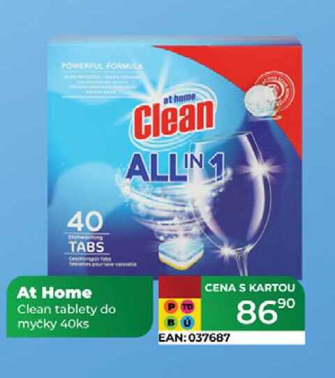 At Home Clean tablety do myčky 40ks  