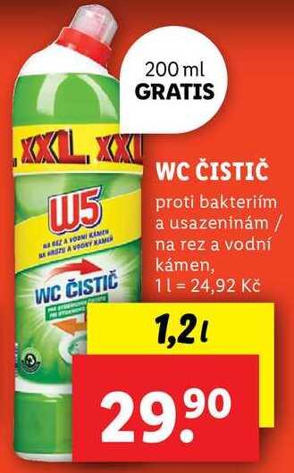 WC ČISTIČ, 1,2 l