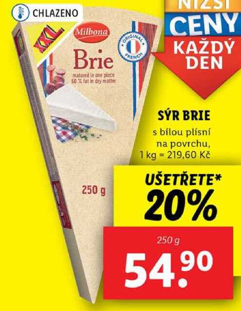 SÝR BRIE, 250 g