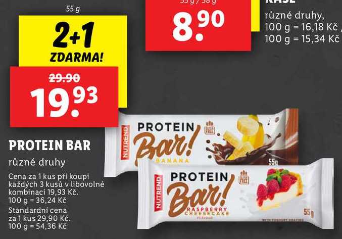 PROTEIN BAR, 55 g
