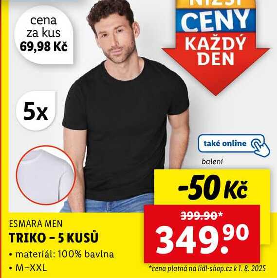 TRIKO - 5 KUSŮ 