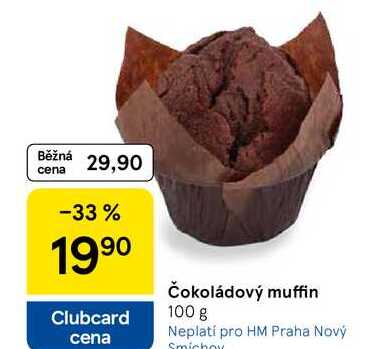 Čokoládový muffin, 100 g