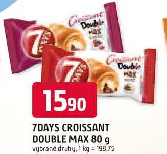 7DAYS CROISSANT DOUBLE MAX 80 g 