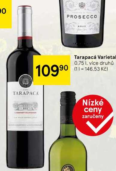 PTarapacá Varietal, 0.75 l, více druhů