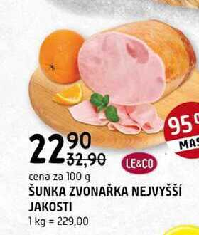 Šunka zvonařka nejvyšší jakosti 100g