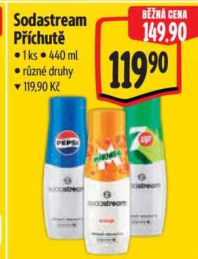 Sodastream Příchutě, 440 ml 