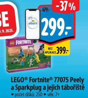 LEGO® Fortnite 77075 Peely a Sparkplug a jejich tábořiště  