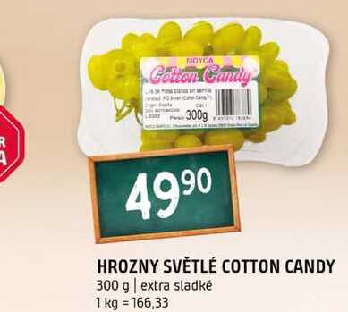 Hrozny světké cotton candy 300 g