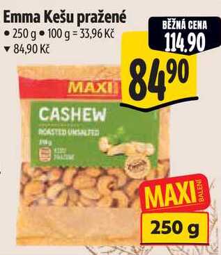 Emma Kešu pražené, 100 g 