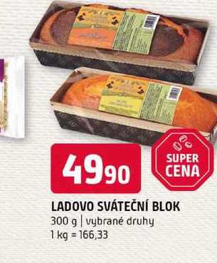 Ladovo sváteční blok 300 g vybrané druhy  